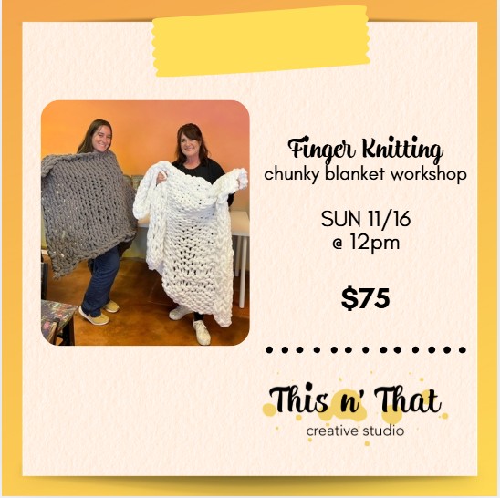 finger knitting november